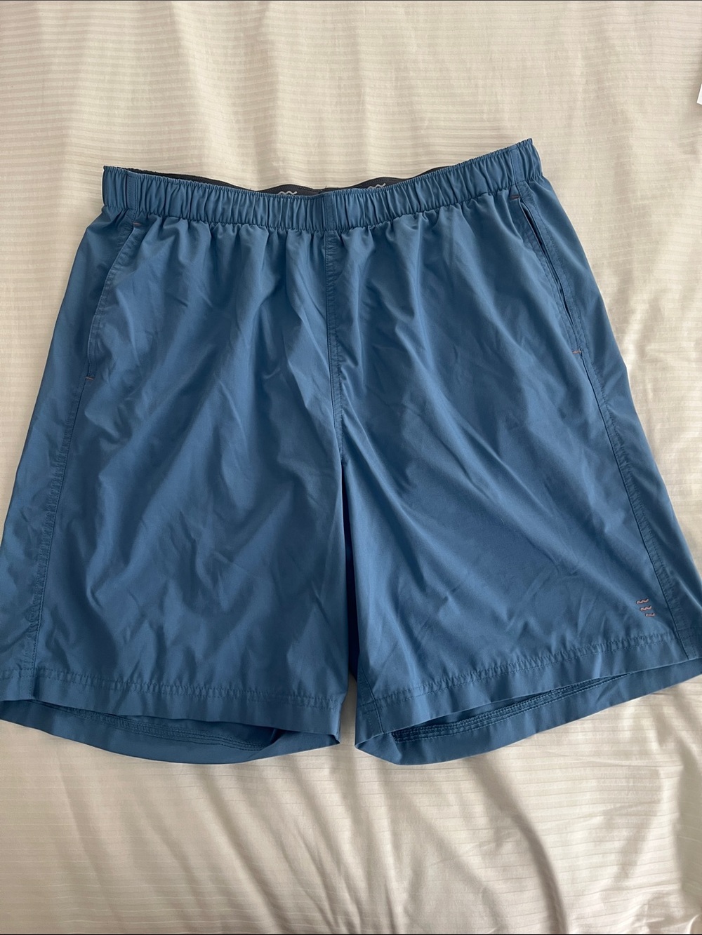 Free Fly Apparel Men's Athletic Shorts Blue